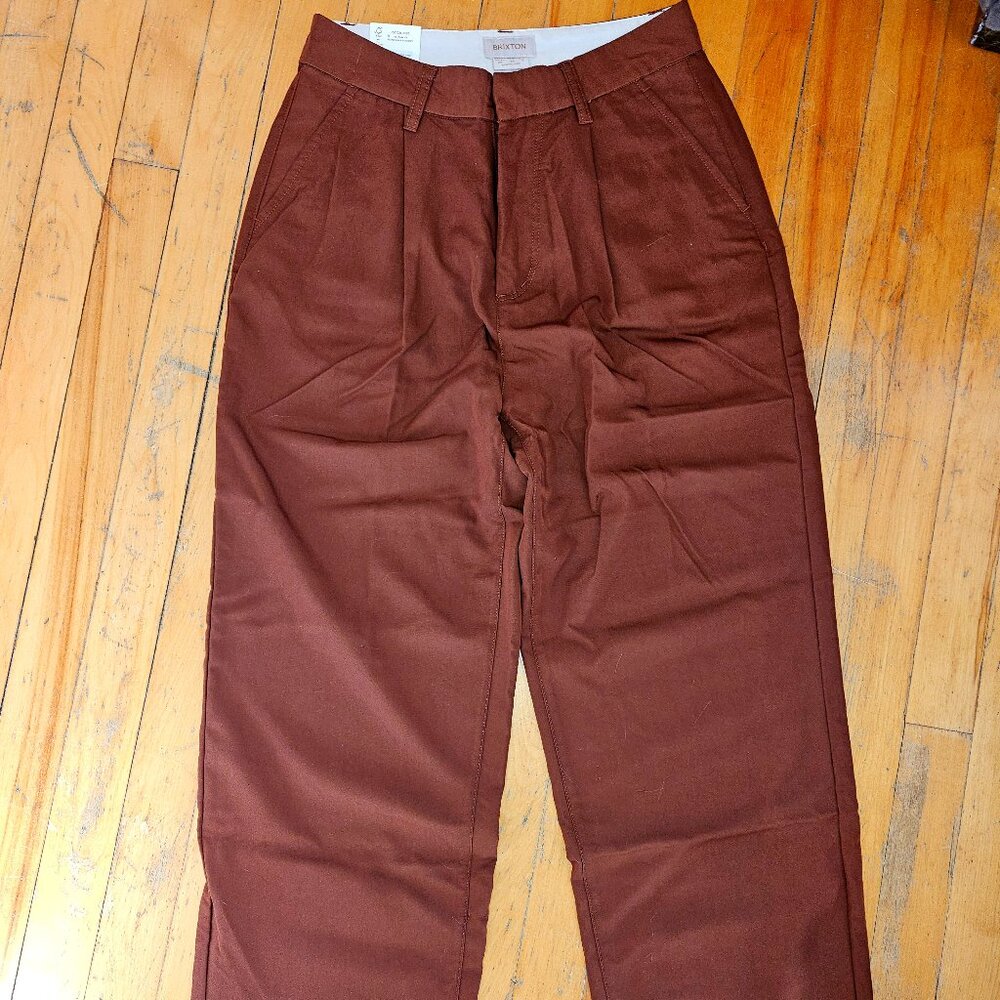 NWT Brixton Victory Trouser - Sepia